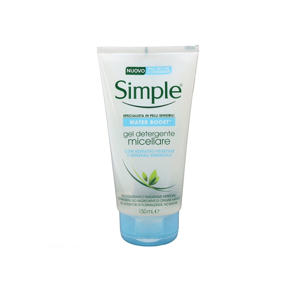 Simple Gesichtsreinigungscreme 150ml Water Boost