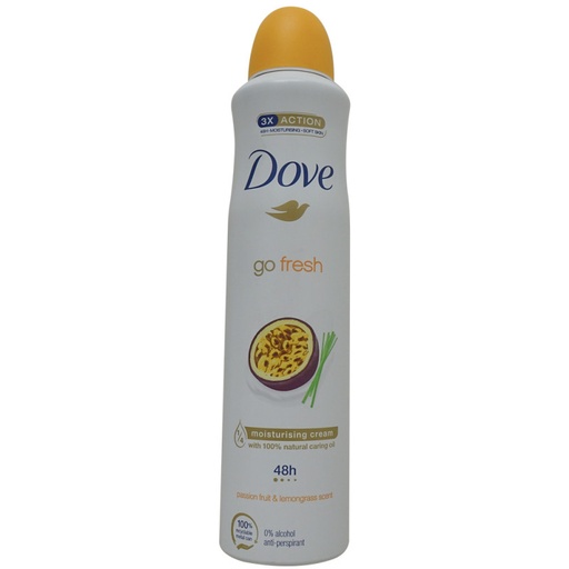 [13177] Dove deodorant spray  XXL 250 ml. Go Fresh passion fruit.