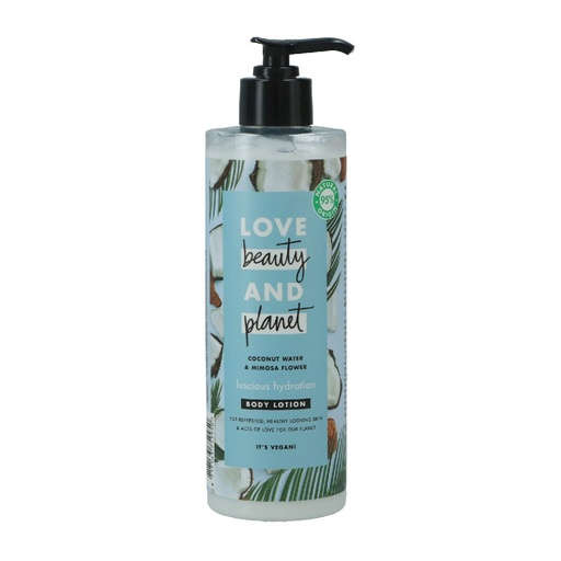 [9598] Love Beauty and Planet Bodylotion 400ml mit Kokosnusswasser&Mimosa