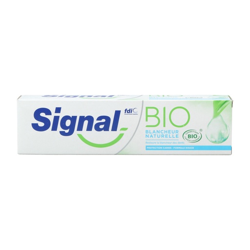 [12631] Signal Natürliches Weiß Bio Zahnpasta 75ml