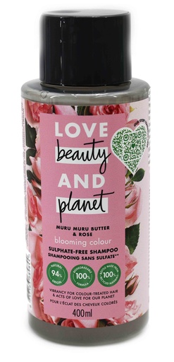 [13917] Love Beauty & Planet Shampoo Blühende Farben Muru Muru Butter & Rose 400ml