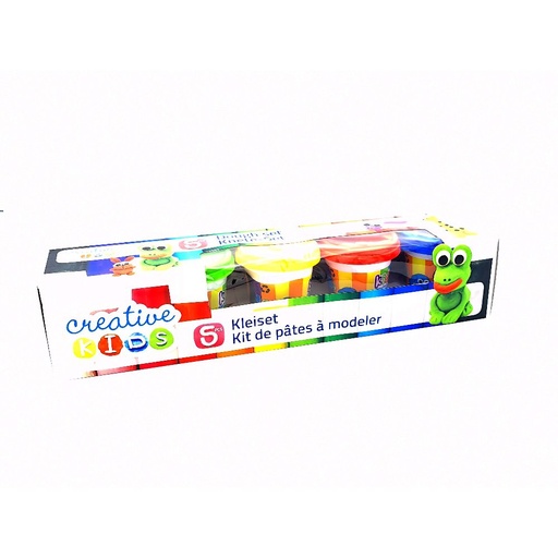 [4273] Knete-Set 5x140g Creative Kids