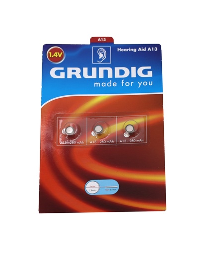 [4705] Batterie 3er Knopfzellen Grundig