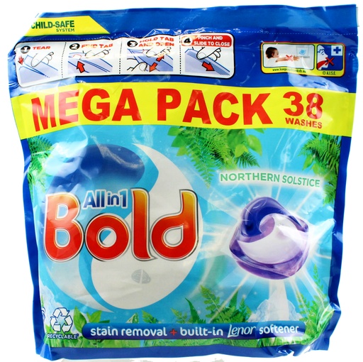 [15222] Bold (Lenor) All-in-1 Pods Northern Solstice 38WL