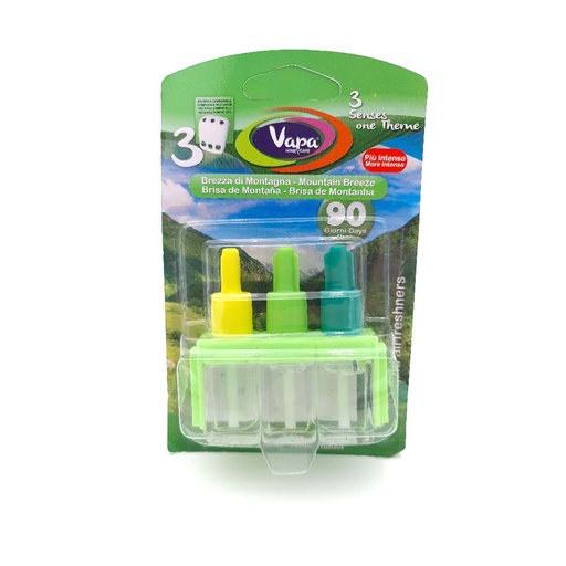 [6594] Vapa 3Sense Duftstecker Nachfüllflakon Mountain Breeze für Febreze 3Volution, 20 ml