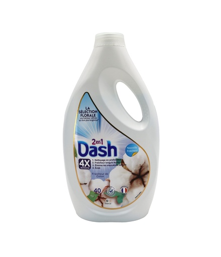 [15079] Dash Flüssigwaschmittel 1,8L Cotton Fresh 40WL