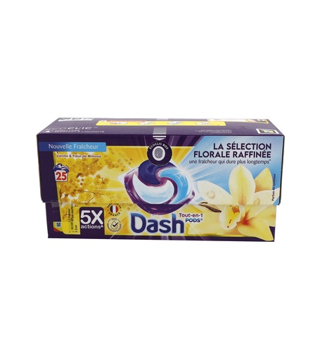 [15267] Dash =(Lenor) All-in-1 Waschmittel PODS Vanille & Mimose 25WL