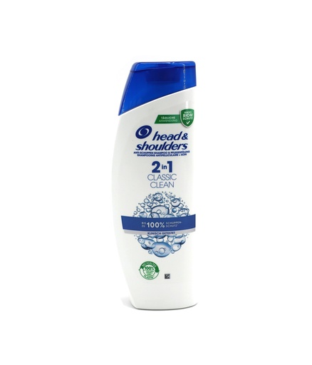 [14730] Head&Shoulders Shampoo 400ml 2in1 Classic Clean