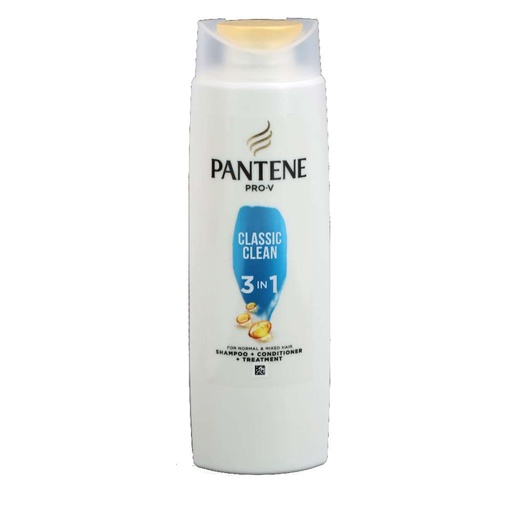 [13144] Pantene Shampoo 225ml 3in1 Classic Clean