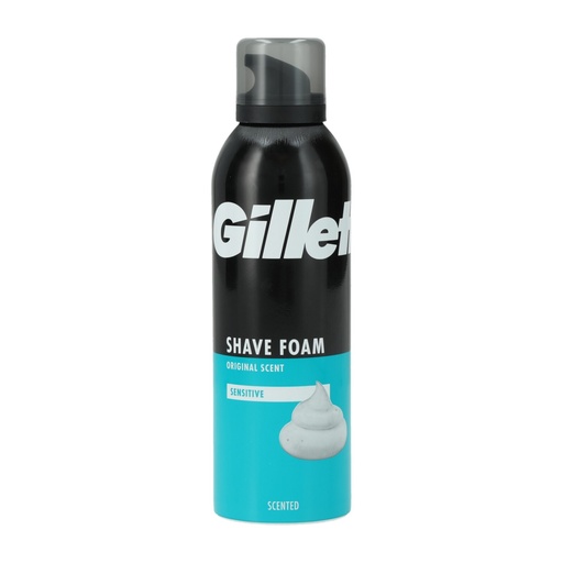 [15091] Gillette Rasierschaum 200ml Sensitive