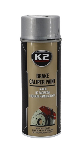 [39812] K2 Bremssattellack Spray 400ml SILBER