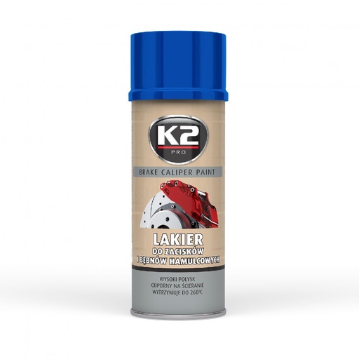 [39811] K2 Bremssattellack Spray 400ml BLAU