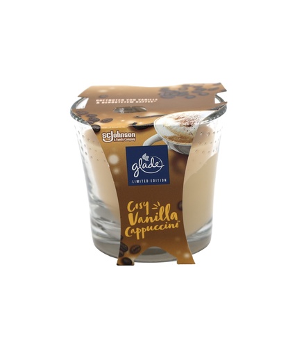 [15384] Glade by Brise Duftkerze 129g Vanilla Cappuccino X 