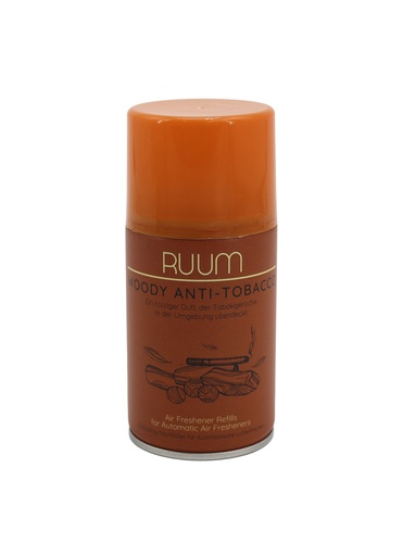 [16312] Ruum Duftspray Nachfüller holziger Anti-Tabak 250ml