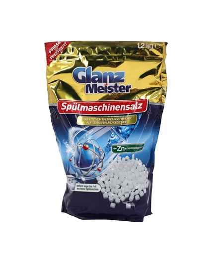 [15029] Glanz Meister komprimiertes SpezialSalz Geschirrspülersalz +Zn 1,2 kg