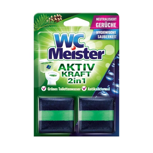 [12905] WC Meister WC-Spülkasten Tabs TWINPACK Forest