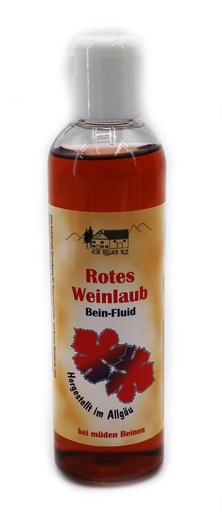 [14356] Rotes Weinlaub Bein-Fluid 250ml - Allgäu 