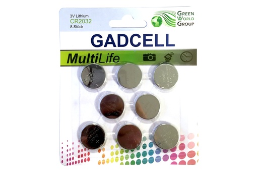 [8354] Knopfzelle Lithium CR2032, 8er 