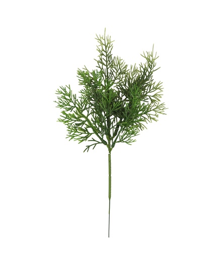 [15749] Weihnachtsdeko "Tannenpick Thuja", 31x10cm, grün