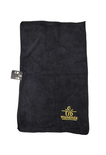 [14535] Gästehandtuch "Ramadan", 30x50cm, schwarz/gold