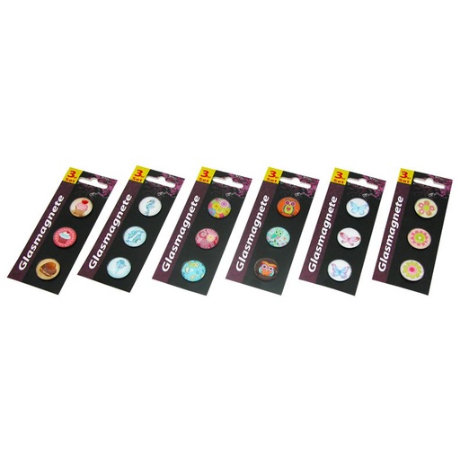 [4030681024985] 3er set Glasmagnete