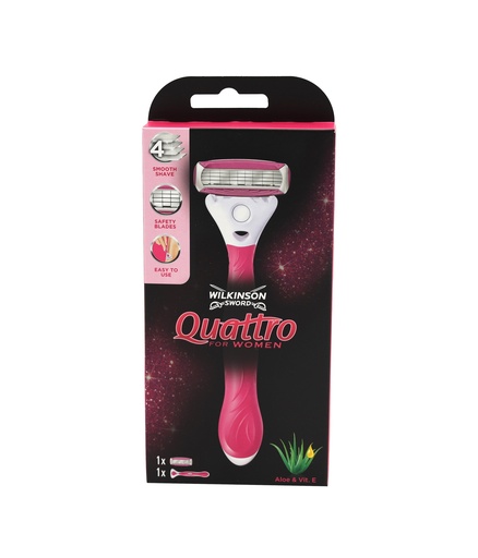 [15374] Wilkinson Quattro for Women Rasierer 1 Stück