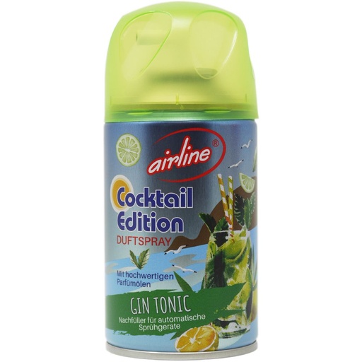 [9360] airline Cocktail Edition Duftspray Gin Tonic Nachfüllkartuschen 250 ml