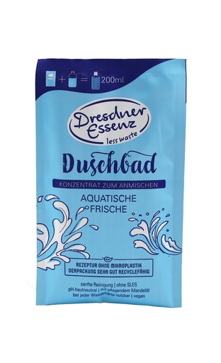 [15977] Dresdner Essenz Duschgel 40g Aquatische Frische , Pulver zum anmischen