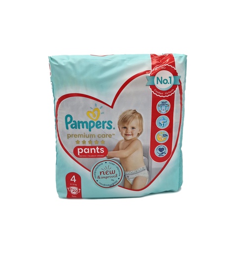 [14689] Pampers Pants Premium Care Windelhosen 22Stück Size 4 (9kg-15kg)