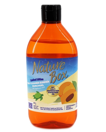 [13706] Nature Box Duschgel Limited Edition mit Aprikosen Öl 385ml