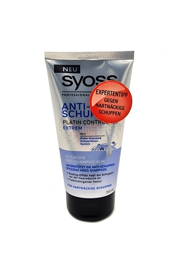 [14577] Syoss Tube Platin Control 100 extrem Intensive Pre Anti Schuppen 150ml 