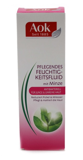 [14405] AOK First Beauty AOK Pflegendes Feuchtigkeitsfluid mit Minze 50ml