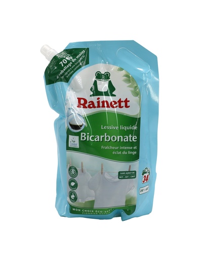 [16290] Rainett (Frosch) Waschmittel mit Bikarbonat 34WL 1,7 L Beutel