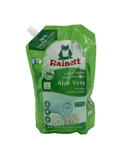 [16291] Rainett =(Frosch) Waschmittel Aloe Vera 34WL 1,7 L Beutel