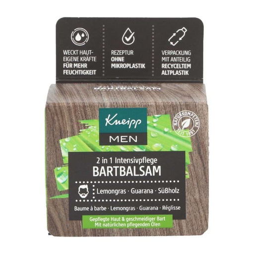 [12378] Kneipp MEN 2in1 Intensivpflege Bartbalsam, 50 ml