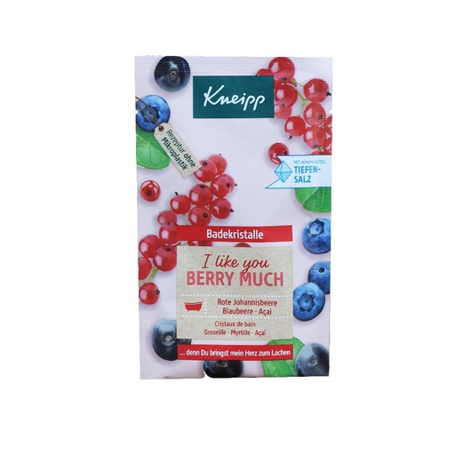 [10980] Kneipp Badekristalle 60gr I Like You Berry Much