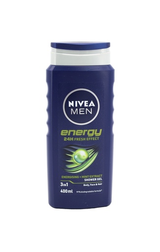 [16337] Nivea Men Energy 3in1 Shower Gel 400ml