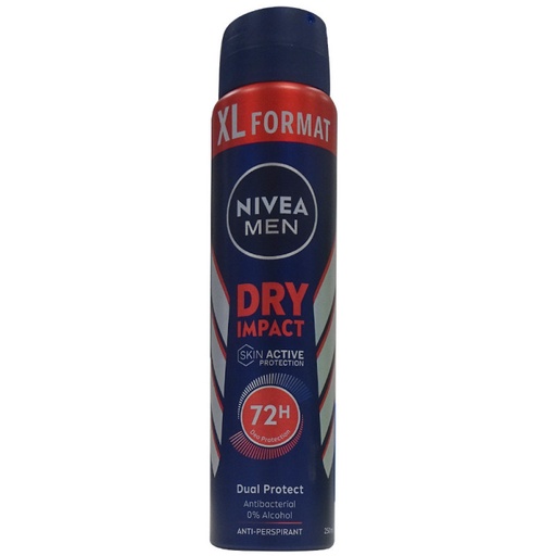 [13192] Nivea deodorant spray XXL 250 ml. Men dry impact