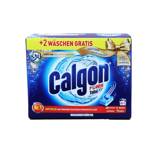 [6668] Calgon Tabs 45+2pcs 3in1