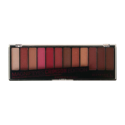 [10534] Rimmel Make-Up Eyeshadow Palette 14,2gr 007 Crimson Edition