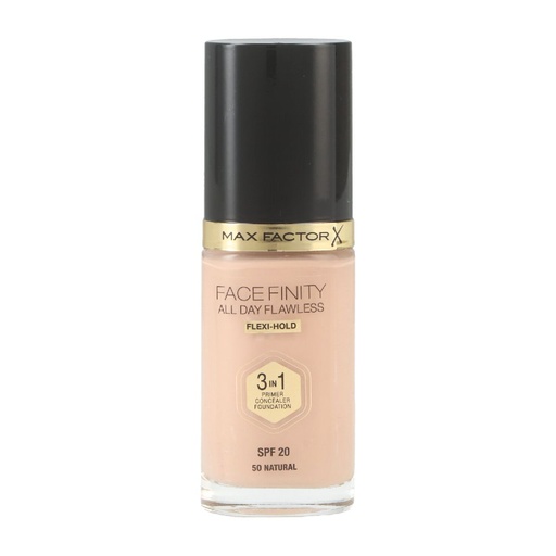 [9613] Max Factor Make-Up Foundation 30ml Face Finity 3in1 50 Natural SPF20