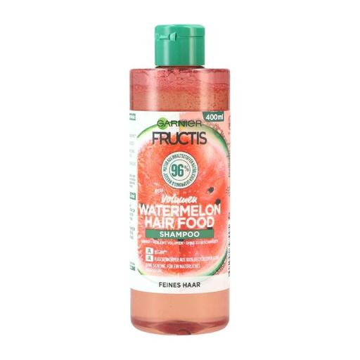 [12360] *Garnier Fructis Shampoo 400ml Volume Hair Food Watermelon