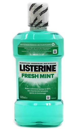 [10503] Listerine Mundwasser 500ml Fresh Mint