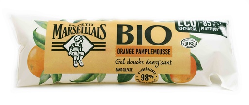 [13835] Le Petit Marseillais Duschgel 250 ml Nachfüllung Grapefruit & Orange Bio