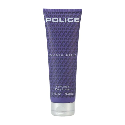 [10520] Police Body Lotion 100ml Tube For Women Shock-In-Scent