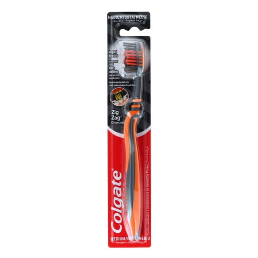 [6238] Colgate Zahnbürste Zig Zag Aktivkohle Mittel