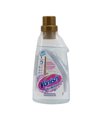 [15456] Vanish Oxi Action Powerweiss Gel 750 ml Fleckenentferner Konzentrat