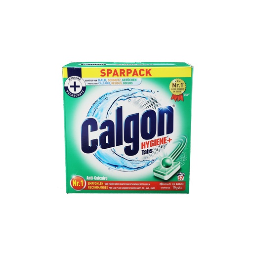 [13378] Calgon Waschmaschinenreiniger 57Stück Hygiene+ Tabs