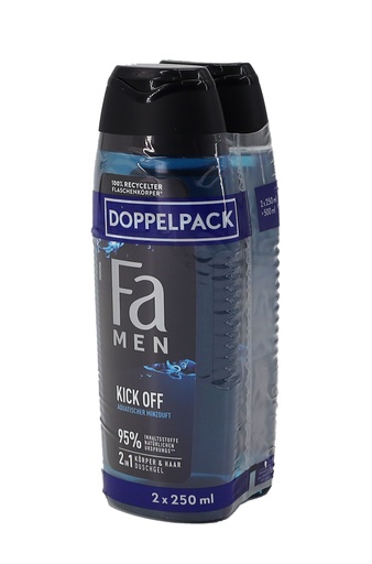 [11935] Fa Dusche 2x250ml Men Kick Off