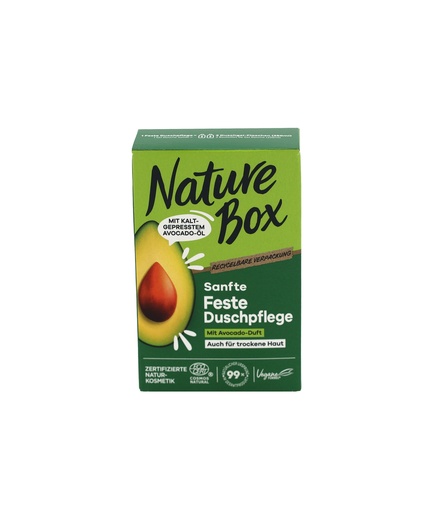 [15155] Nature Box Body Bar Feste Duschpflege 100g Avocado